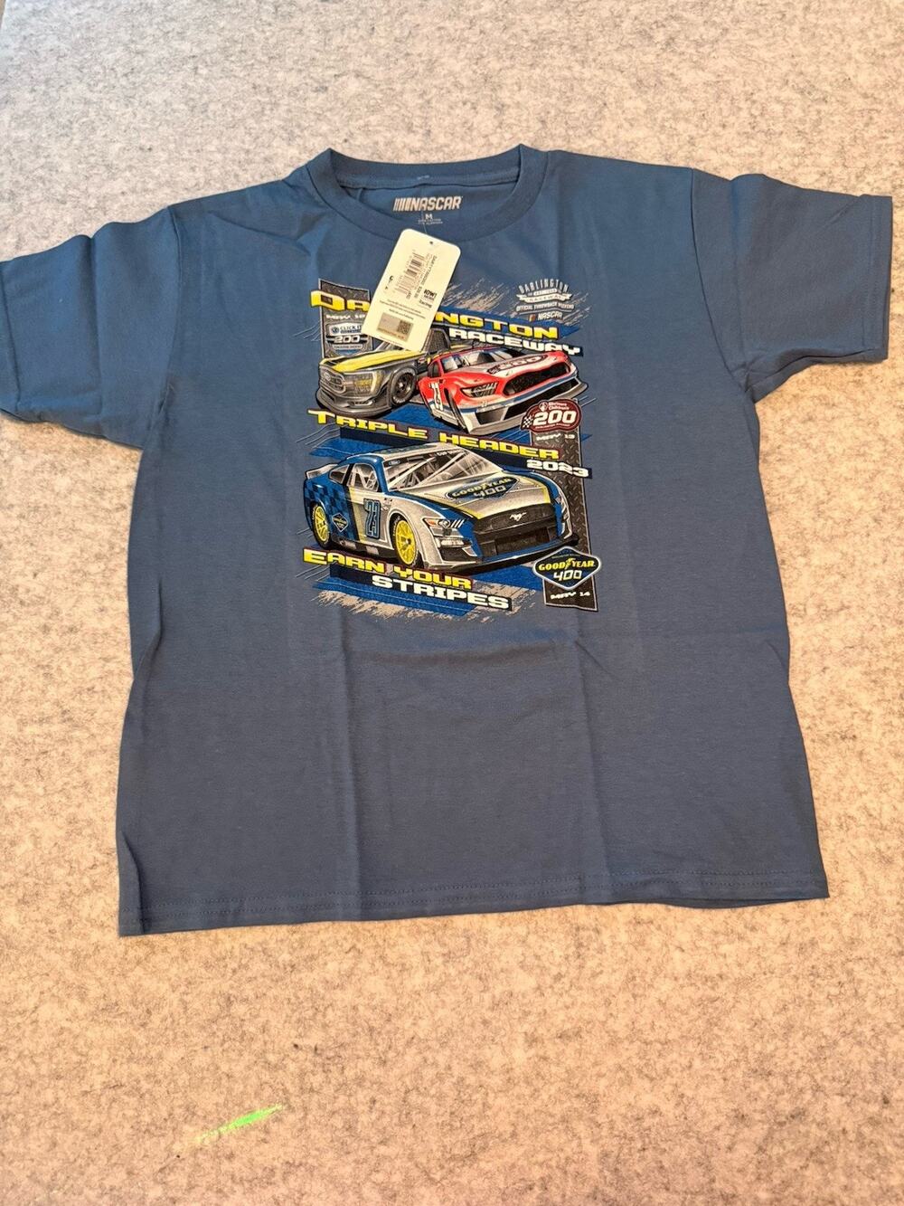 Nascar Youth Medium Darlington Raceway Triple Header May 14th 2023 Shirt